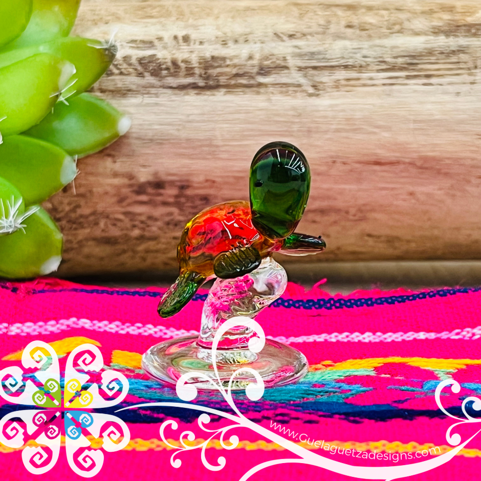 Mini Glass Turtle - Vidrio Soplado Trinkets