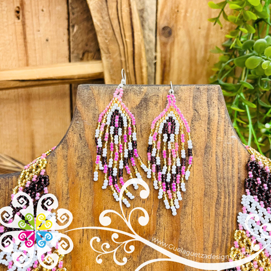 Flying Hummingbird Beaded Necklace Set