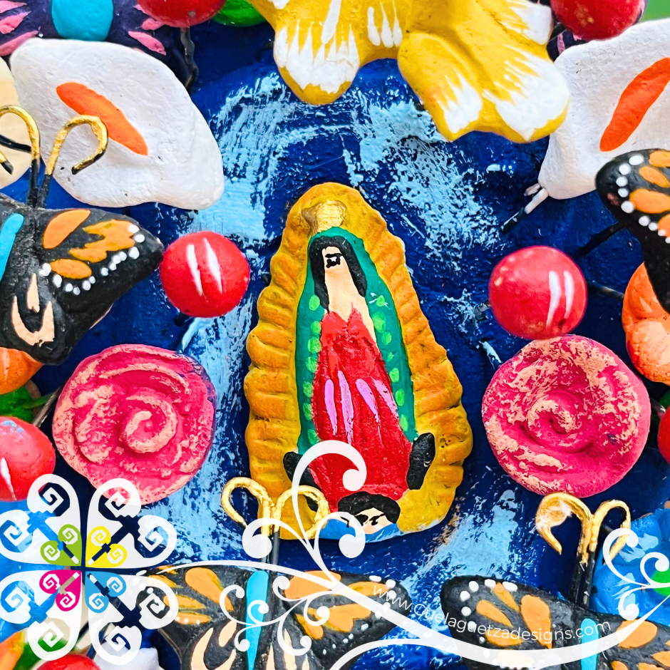 Small Arbol Pintado Home Decor - Barro Metepec