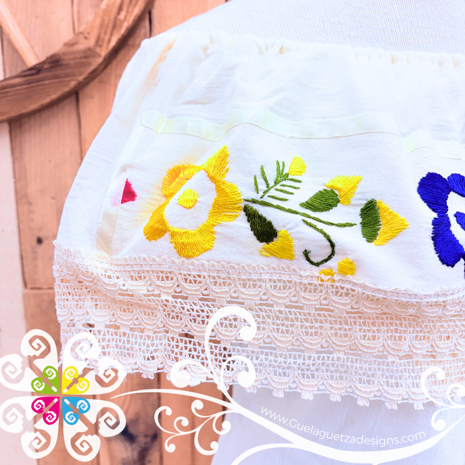 Beige Campesina Embroider - Women Top