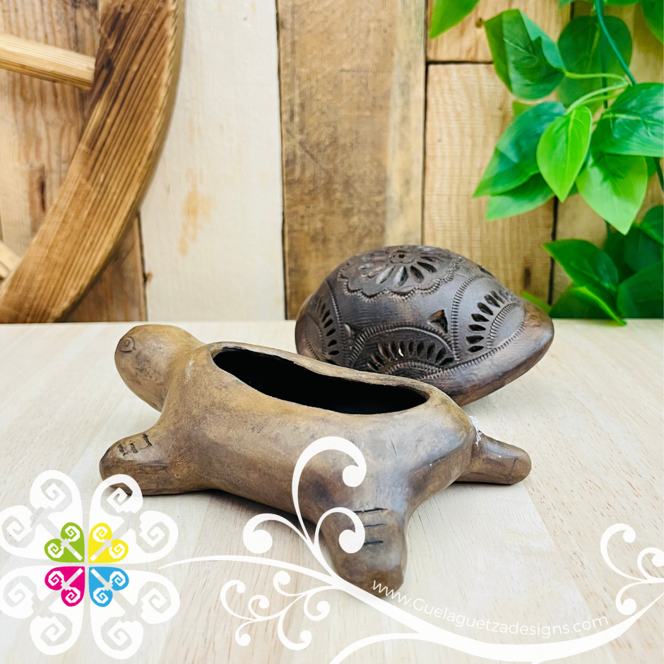 Turtle Jewelry Box - Barro Cafe Oaxaca