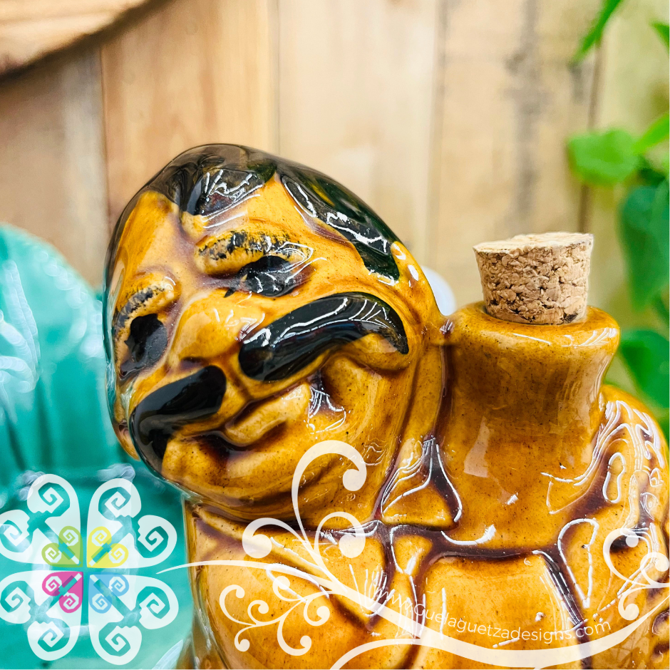 Large Set Tequilero Maguey - Ceramic Tequila Bottle Set