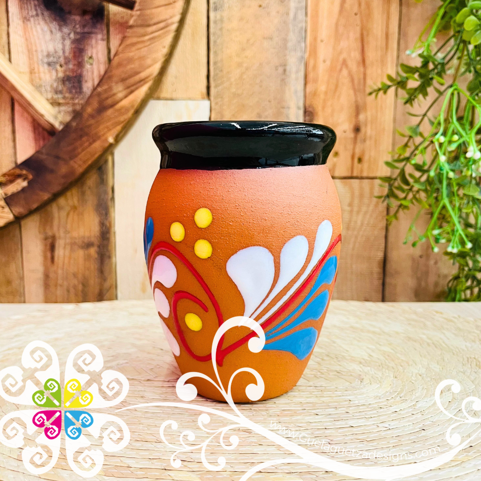 2 - EL DiablitoMX Cantarito LoteriaMX - Single Clay Cantarito