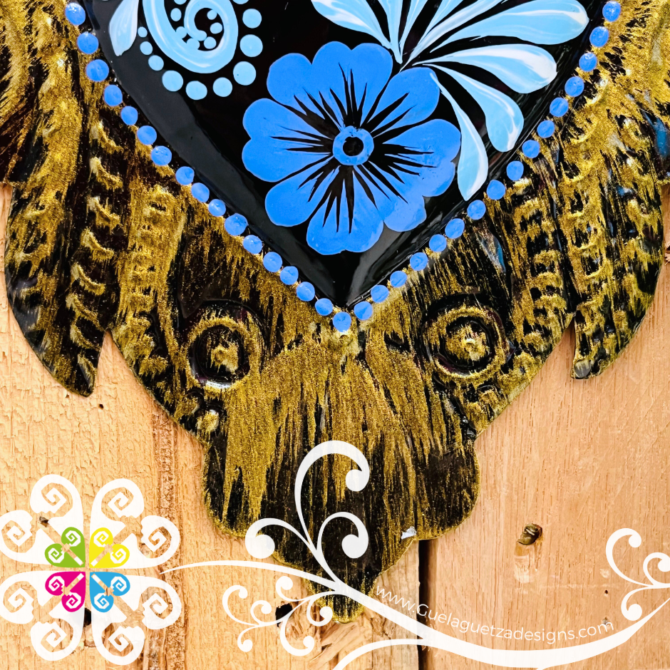 Medium Corazon Milagro Brillante - Hojalata San Miguel Collection