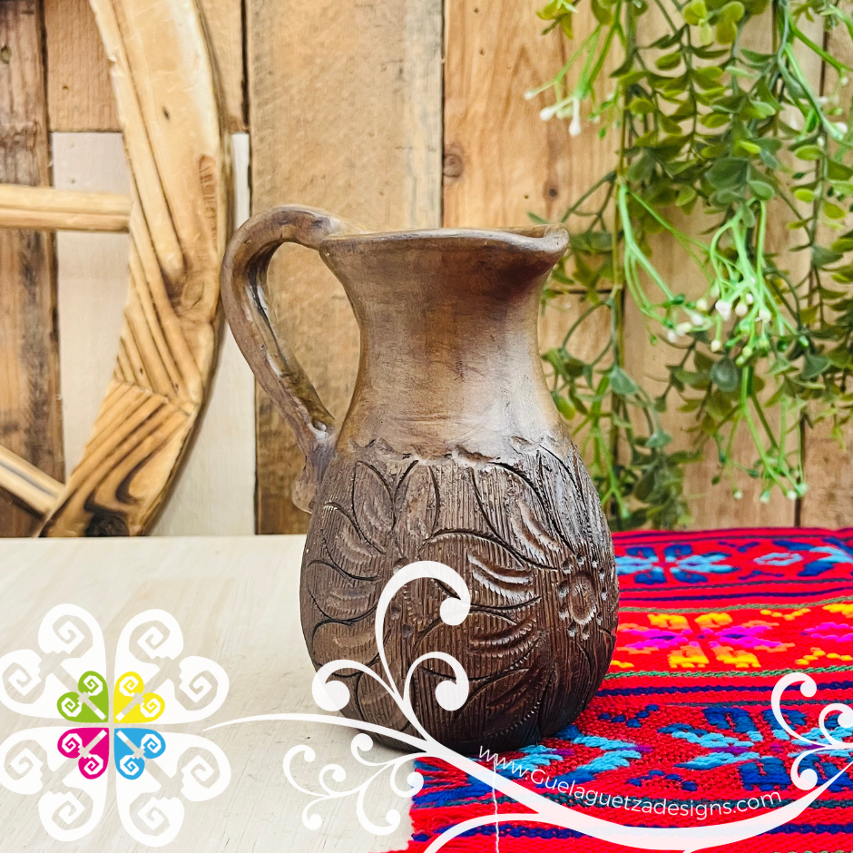 Small Crepera Pitcher - Barro Cafe Oaxaca