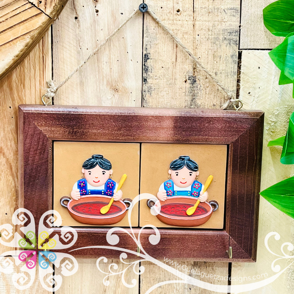 Diseños Mexicanos Wood Keyholder - Mexican Keyholder