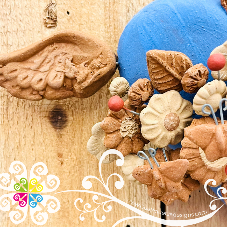 Corazon Alitas Home Decor - Barro Metepec