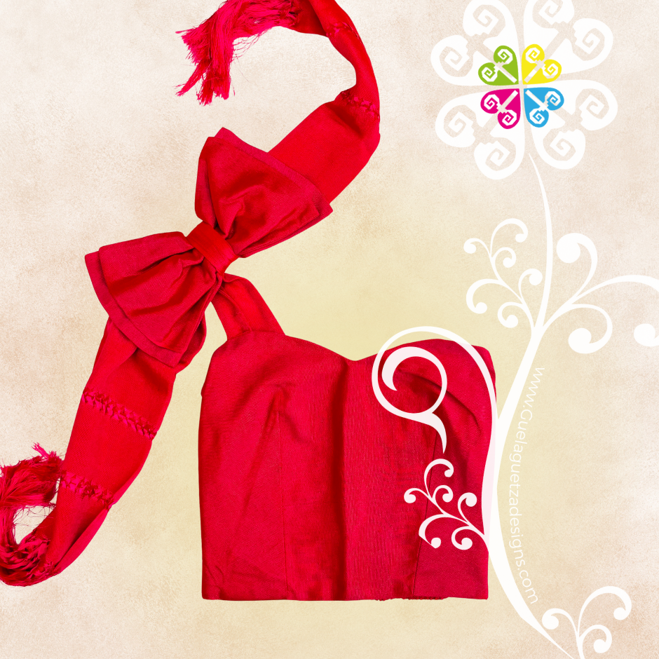 Medium Amaia Rebozo Articela Silk Bow Top - Women Tops