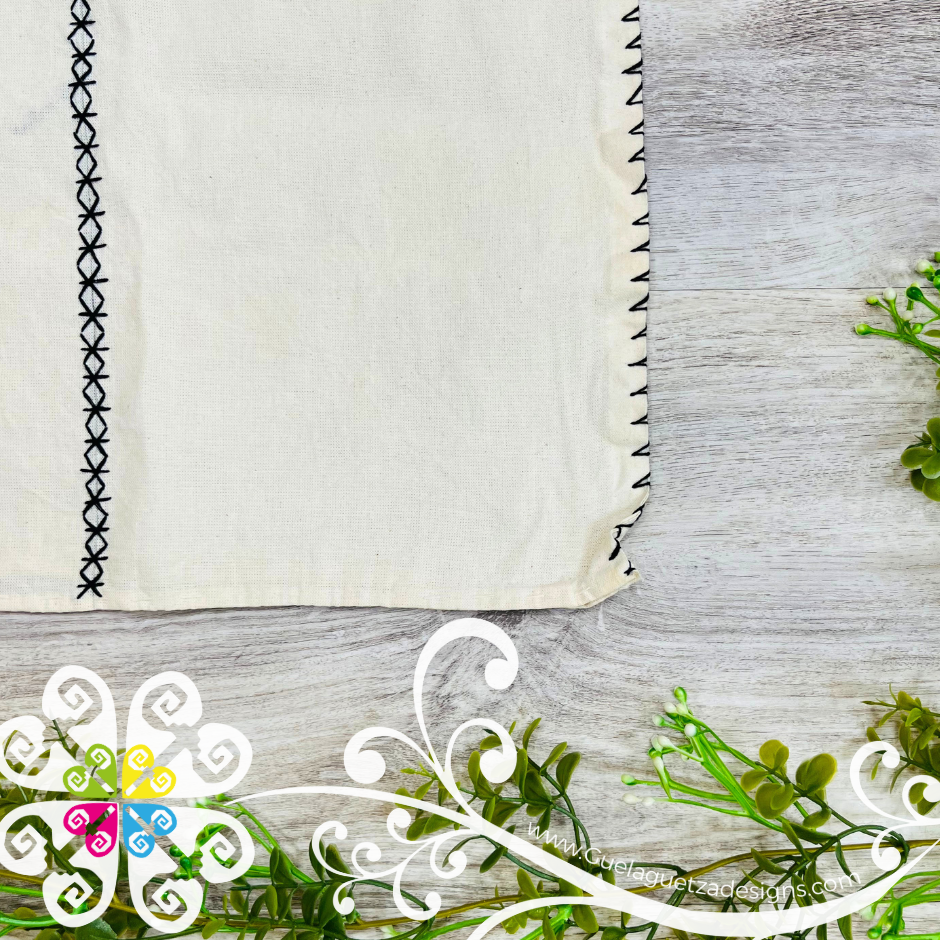 Plus Size Amuzgo Women Top - Blusa Bordada