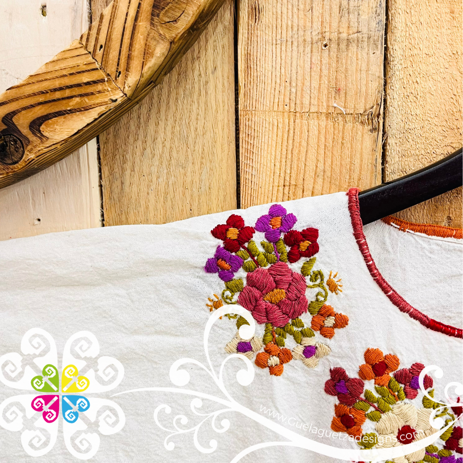 Morning Bouquet Chiapas Embroider Top- Plus Size