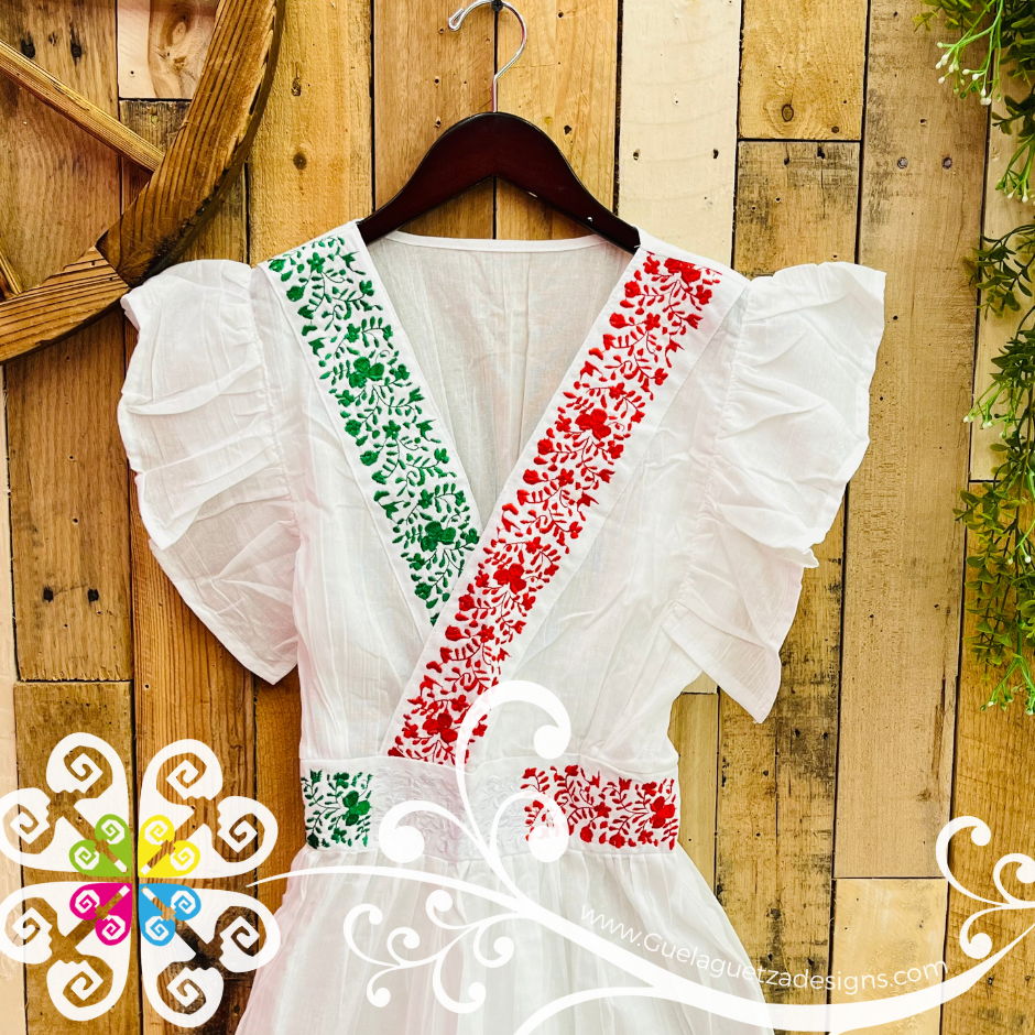 Fernanda White Tricolor Dress - Women Dress
