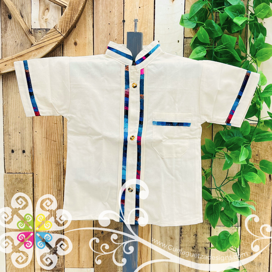 Beige Coralillo Boy Shirt - Camisas de Niño