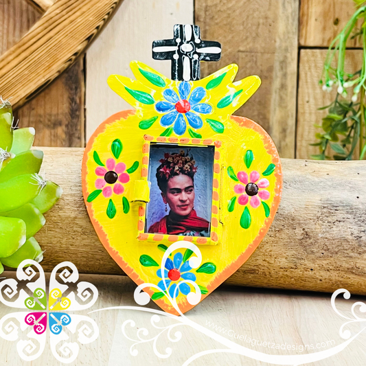 Small Frida Nicho Frame - Hojalata San Miguel Collection