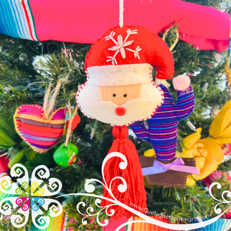 Santa Clause Pom Pom Sets - Christmas Ornaments