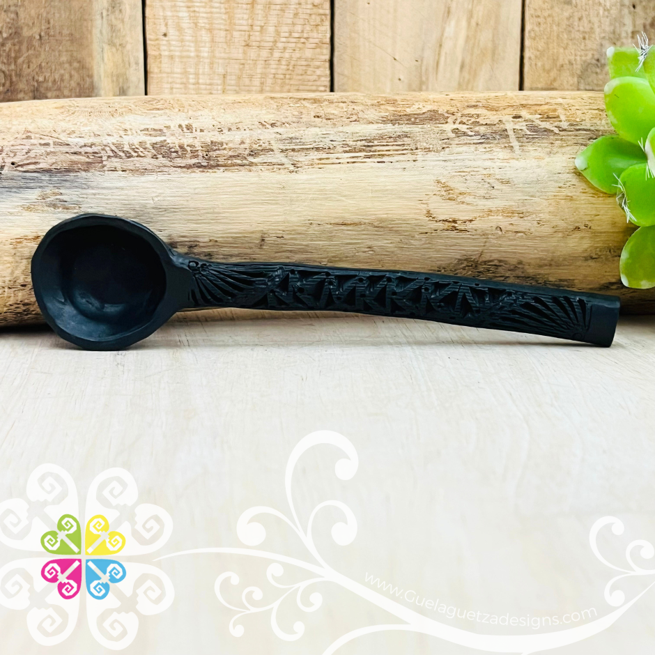 Black Clay Spoon - Barro Negro Oaxaca