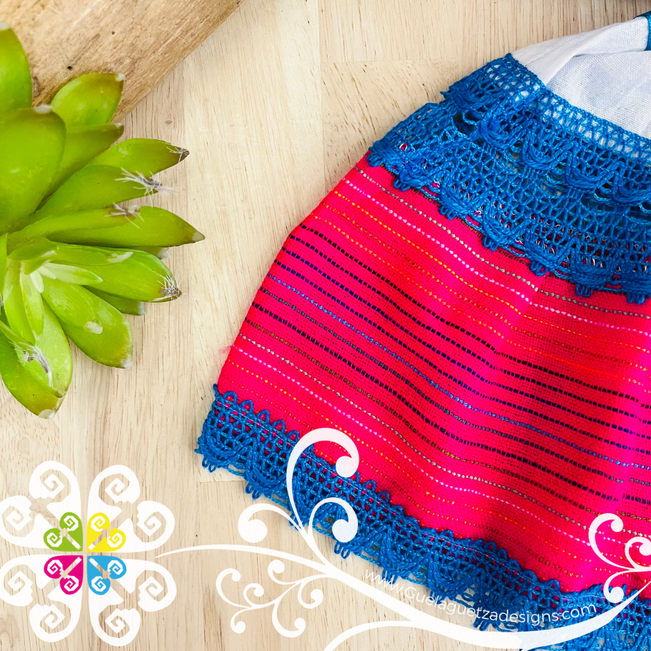 Fuchsia Cambray Campesino Children Dress