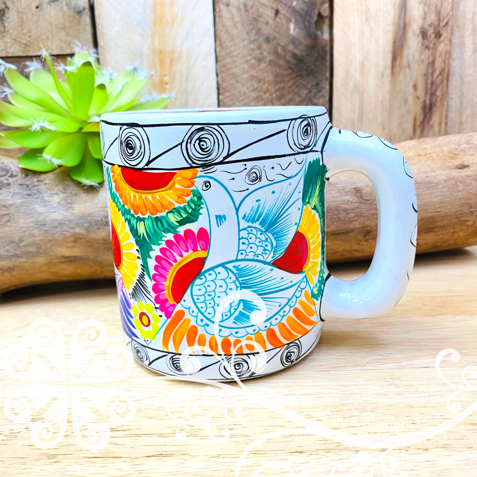 Birds Guerrero Clay Mug