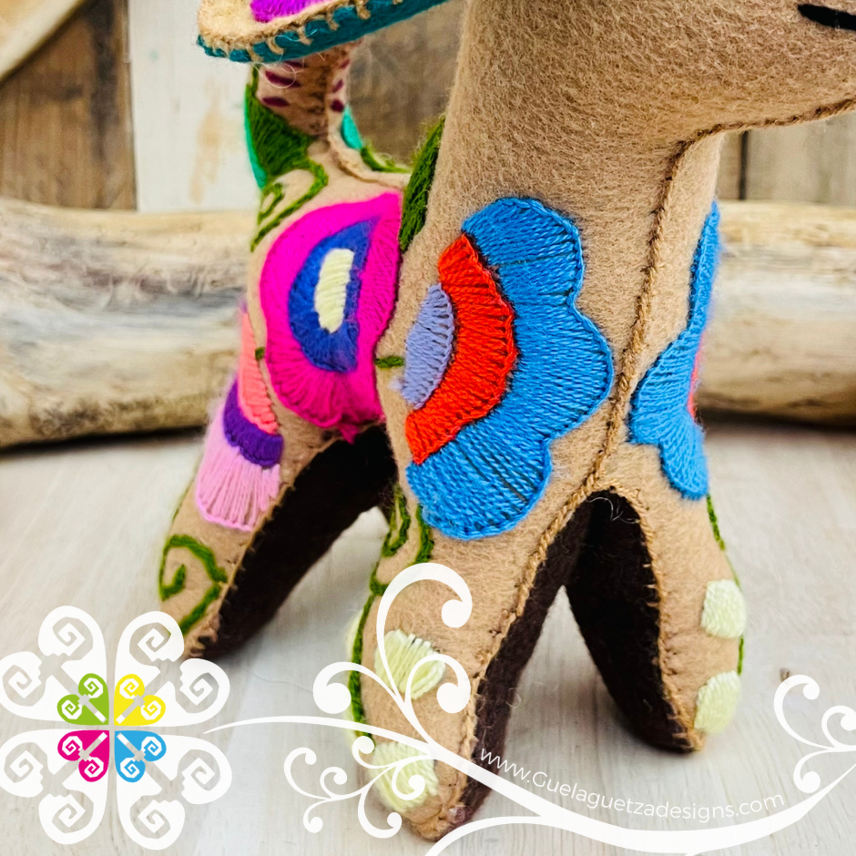 Embroidered Puppy - Chiapas Stuffed Animal