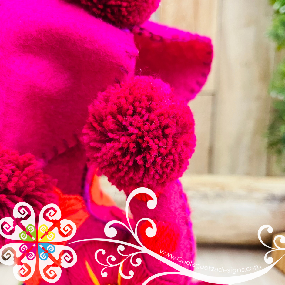 Embroidered Poodle - Chiapas Stuffed Animal