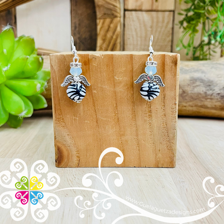 Angelitos Talavera Earrings - Talavera Accessories