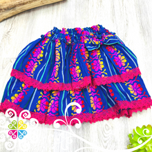 Royal Blue Primavera Girl Set - Mexican Children Outfit
