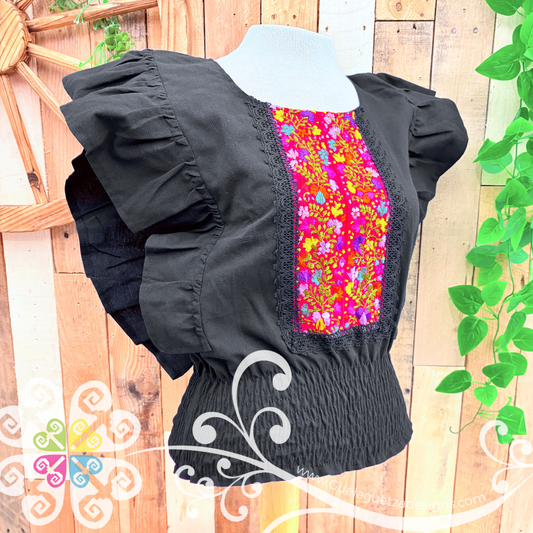 Black San Antonino Crop Top - Women Tops
