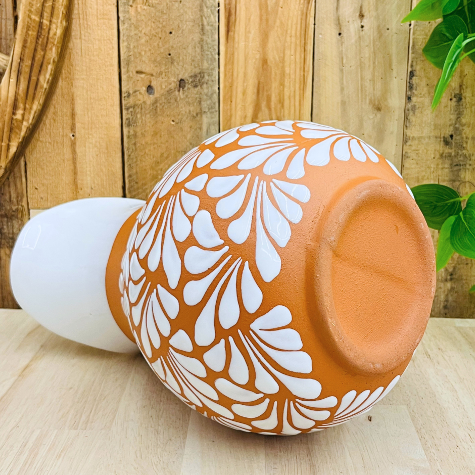 Imperfect Natural/White Espiga Pato Clay Pitcher - Jarra de Barro