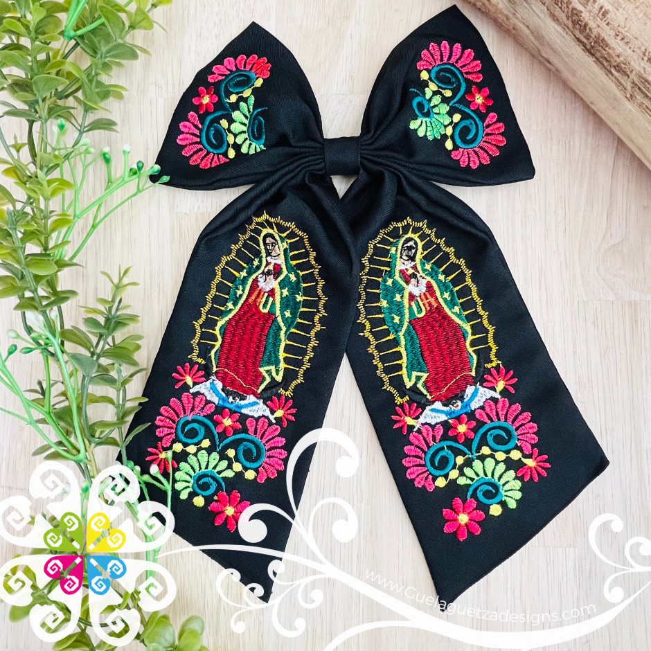 Virgen de Guadalupe Hair Bow - Hair Accessories