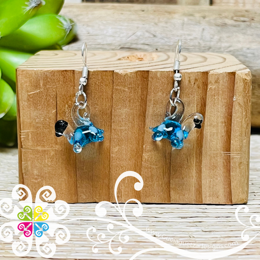 Mascotas - Artisan Glass Earrings