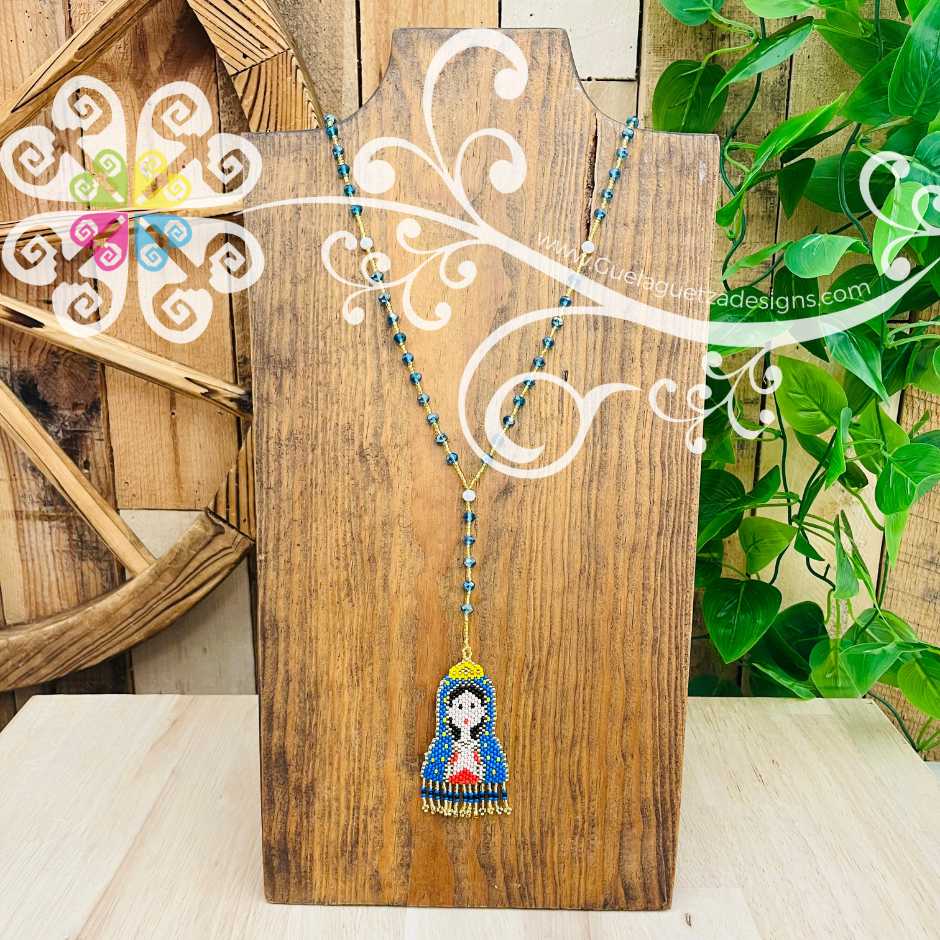 Guadalupe Beaded Necklace - Beaded Necklace