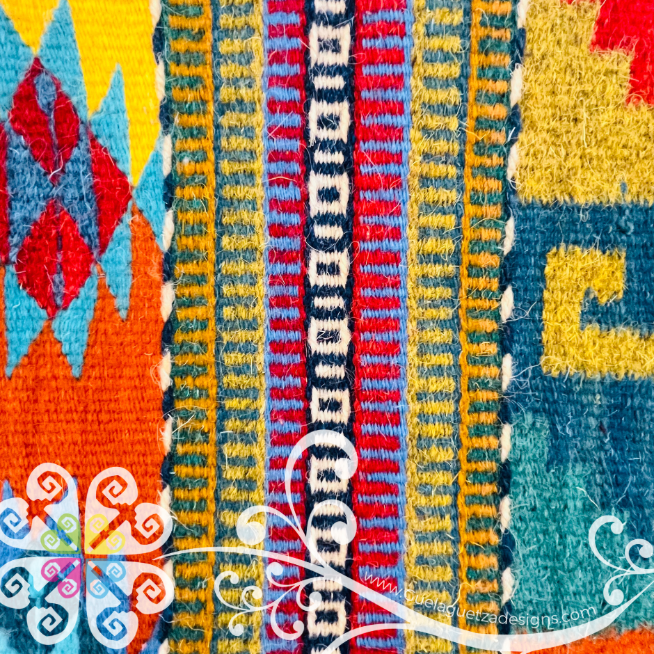 Diamante y Grecas Large Rug - 140 x 80 cm Teotitlan Collection