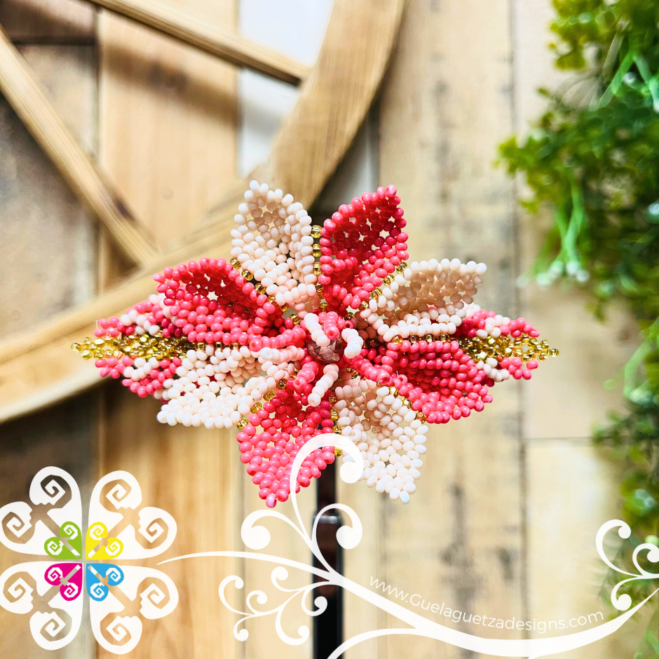 Beaded Hair Barrette Clip