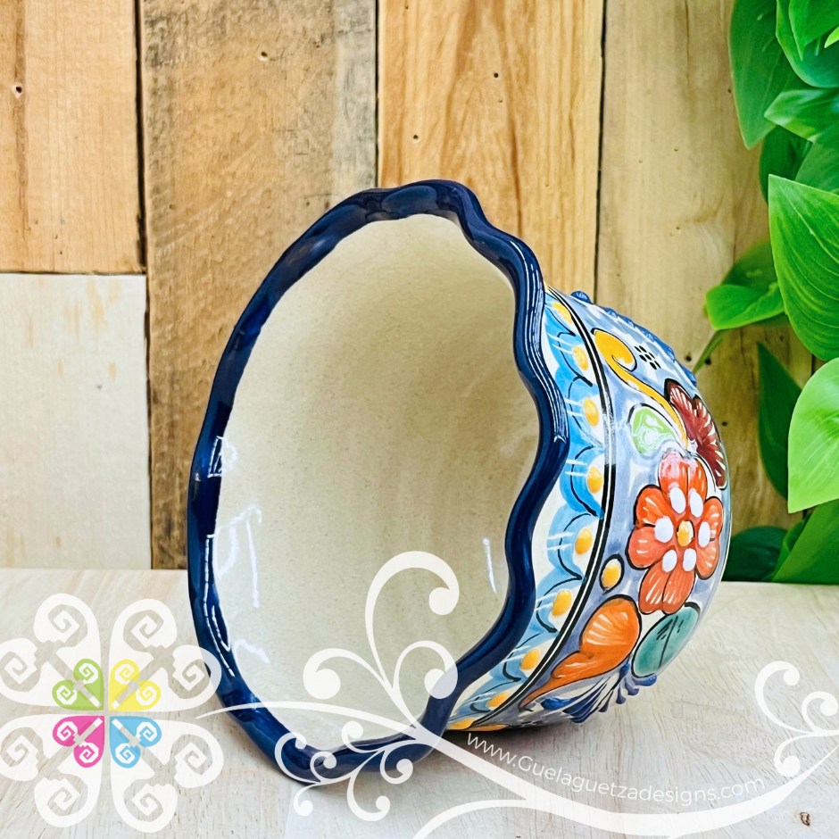 Multicolor Violeta Planter - Maceta Mexicana - Talavera Home Decor