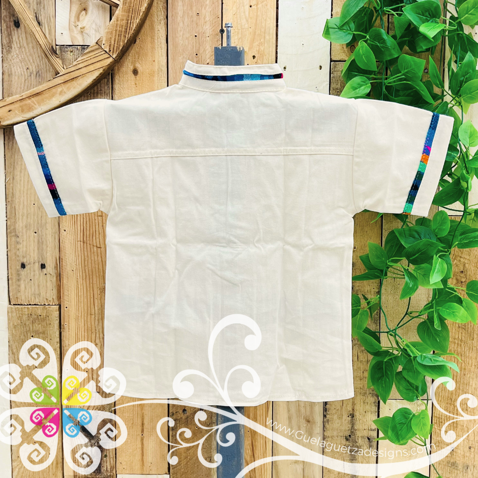 Beige Coralillo Boy Shirt - Camisas de Niño