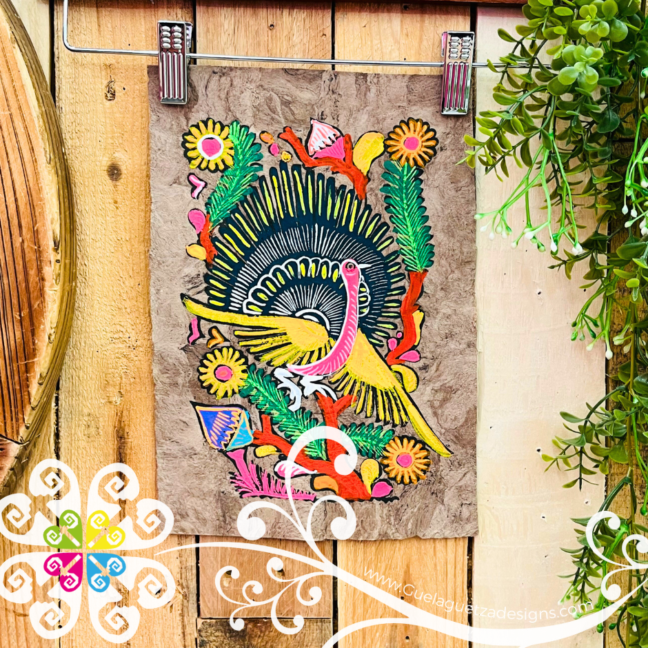 Small Fauna Designs - Amate Paintings