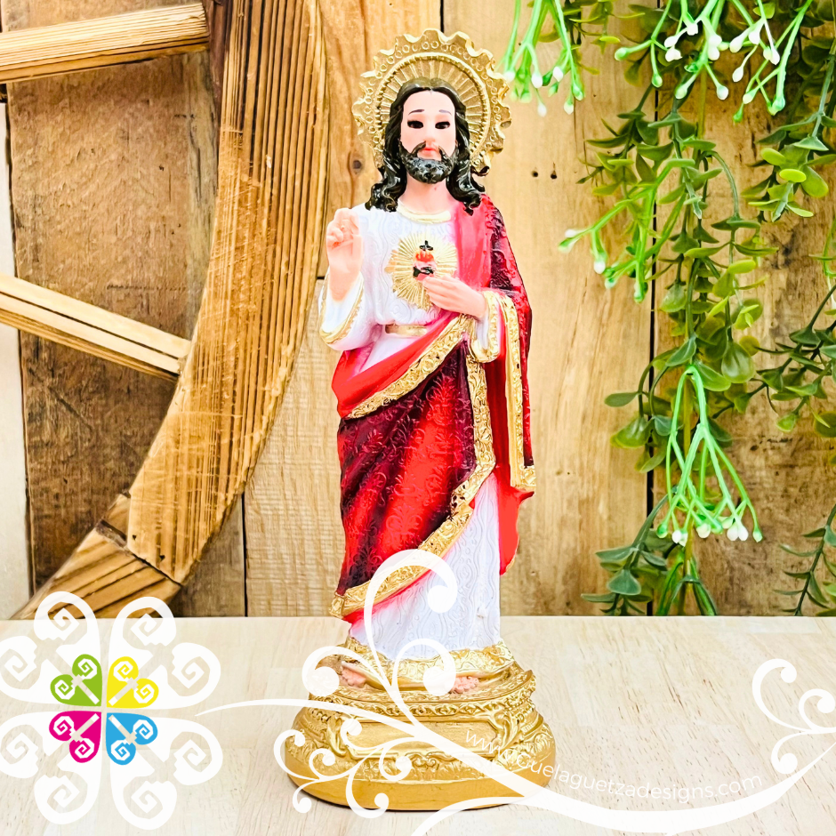 Mini Small Sagrado Corazon de Jesus Statue - Religious Statue