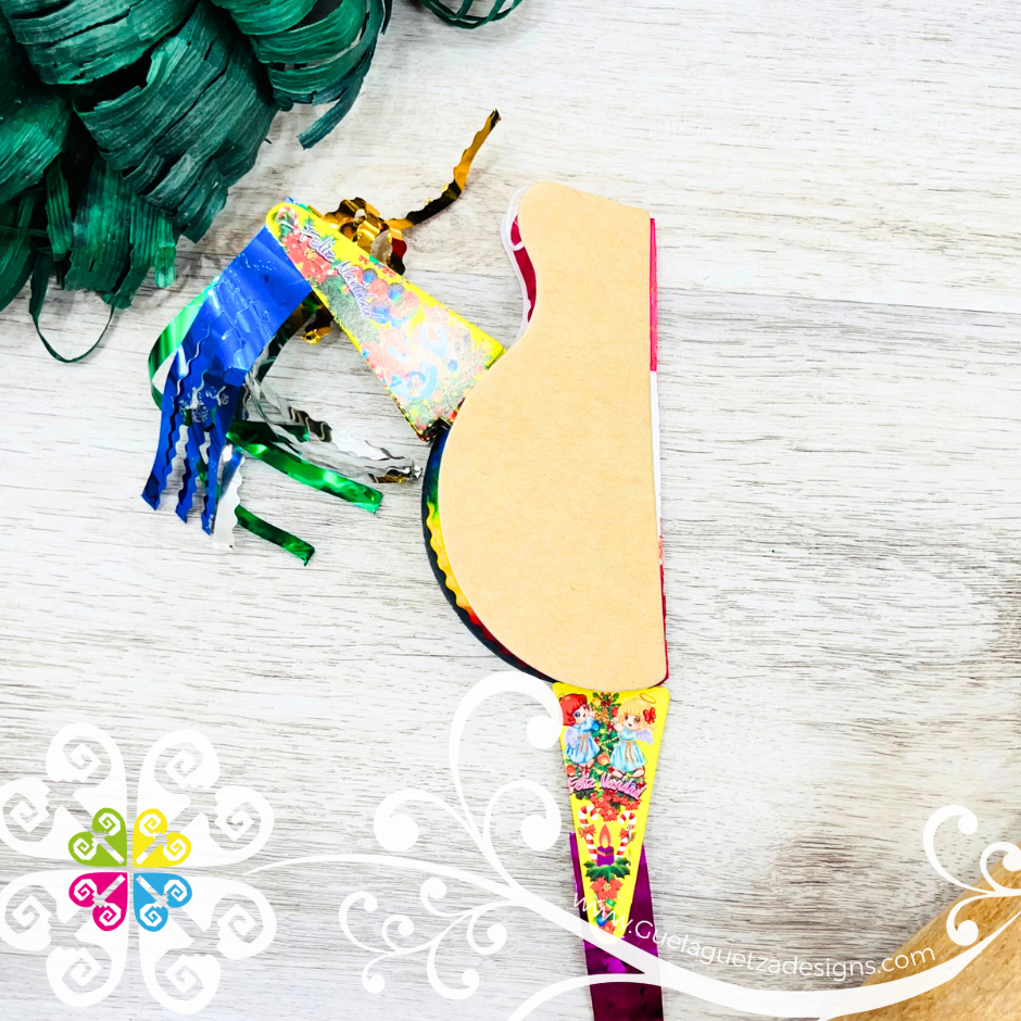Set of 6 Piñata Ornaments - Mexican Ornaments