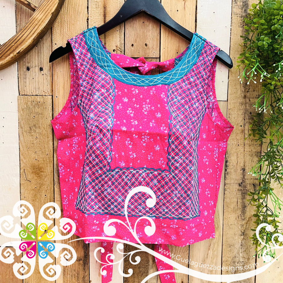 Medium Cadenilla Tehuana Fabi Top - Double Embroider