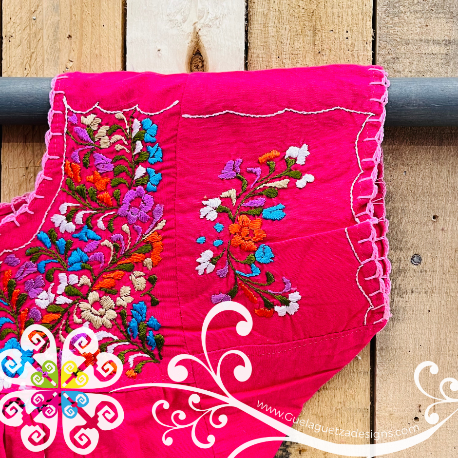 Small Blusa San Antonino Sencilla - Short Sleeve - Embroider Women Top