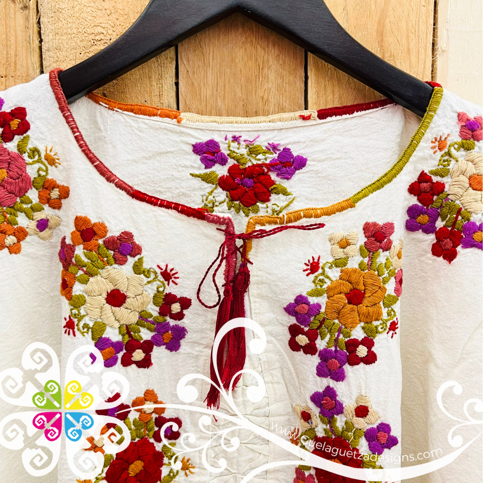 Morning Bouquet Chiapas Embroider Top- Plus Size