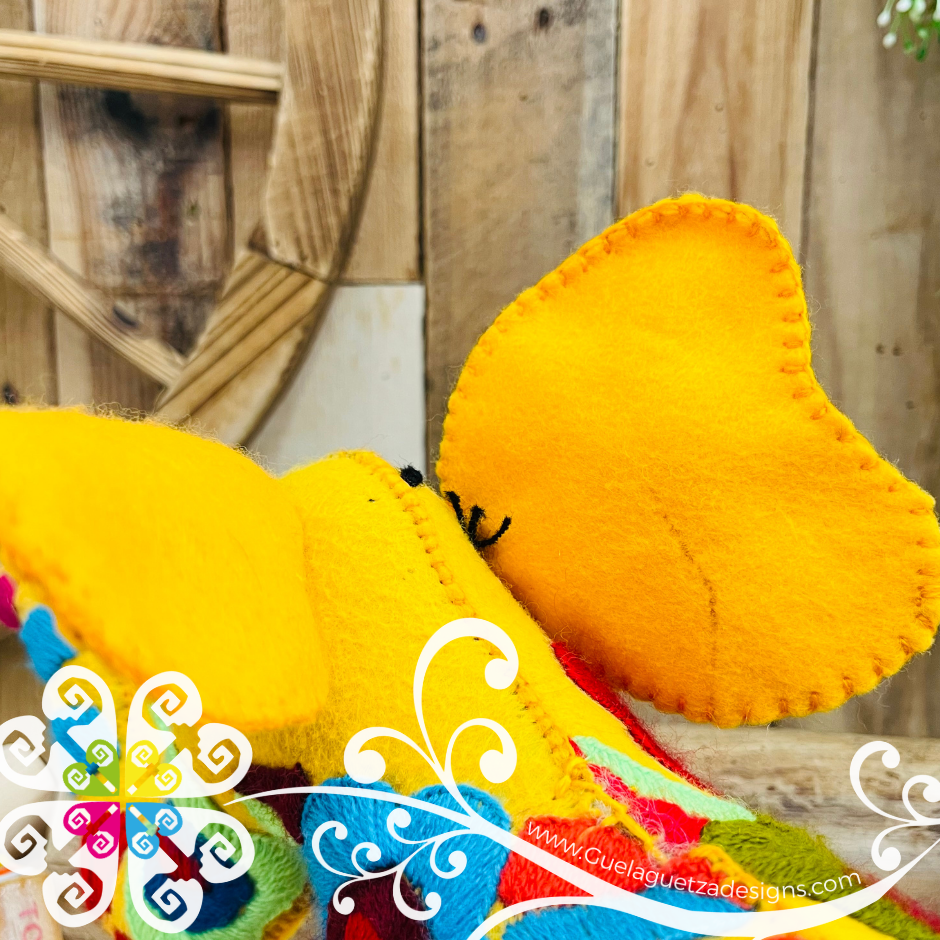 Embroidered Elephant - Chiapas Stuffed Animal