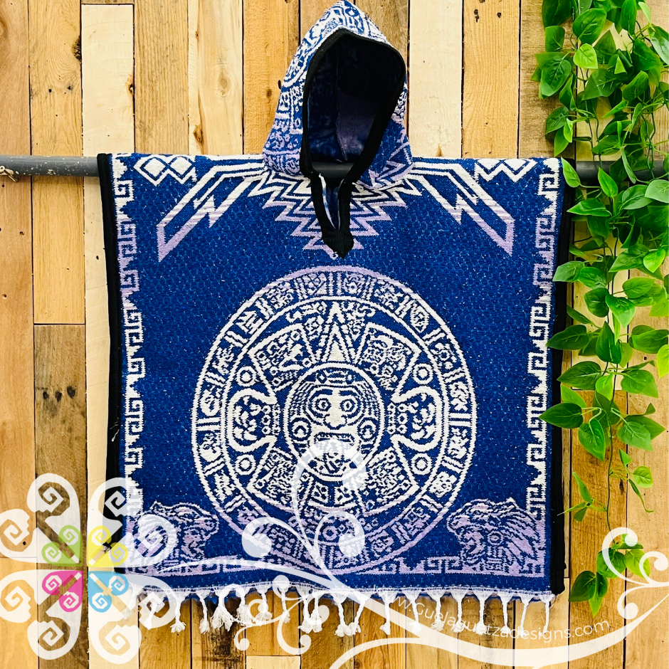 Large Gaban de Niño - Kids Gaban - Poncho with Hoodie