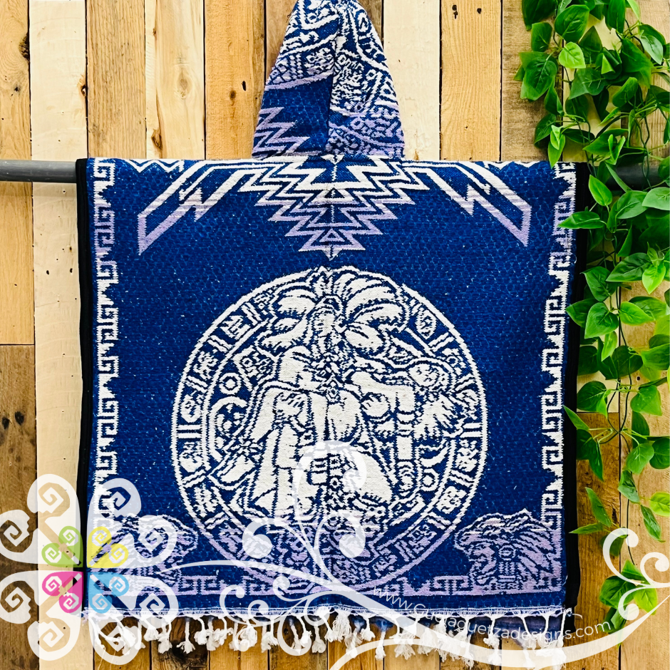 Large Gaban de Niño - Kids Gaban - Poncho with Hoodie