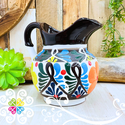 Brown Small Engobe Clay Pitcher - Jarro