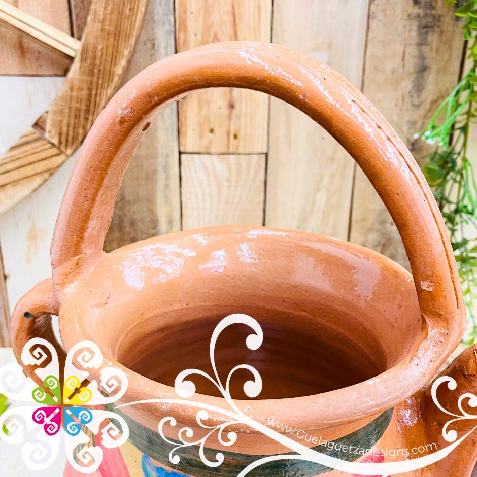 Medium Luna Clay Tea Pot - Mexican Clay Kitchen
