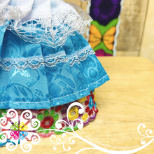 Blue Costenita Mexican Otomi Doll - Fina