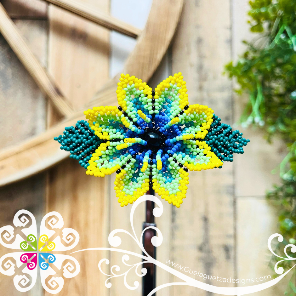 Beaded Hair Barrette Clip