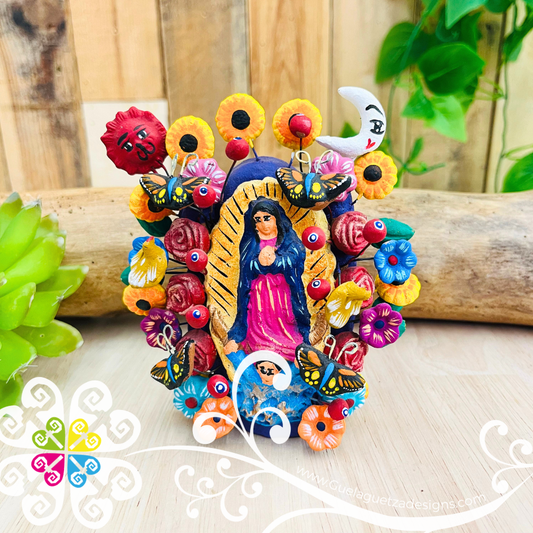 Small Arbol Pintado Home Decor - Barro Metepec