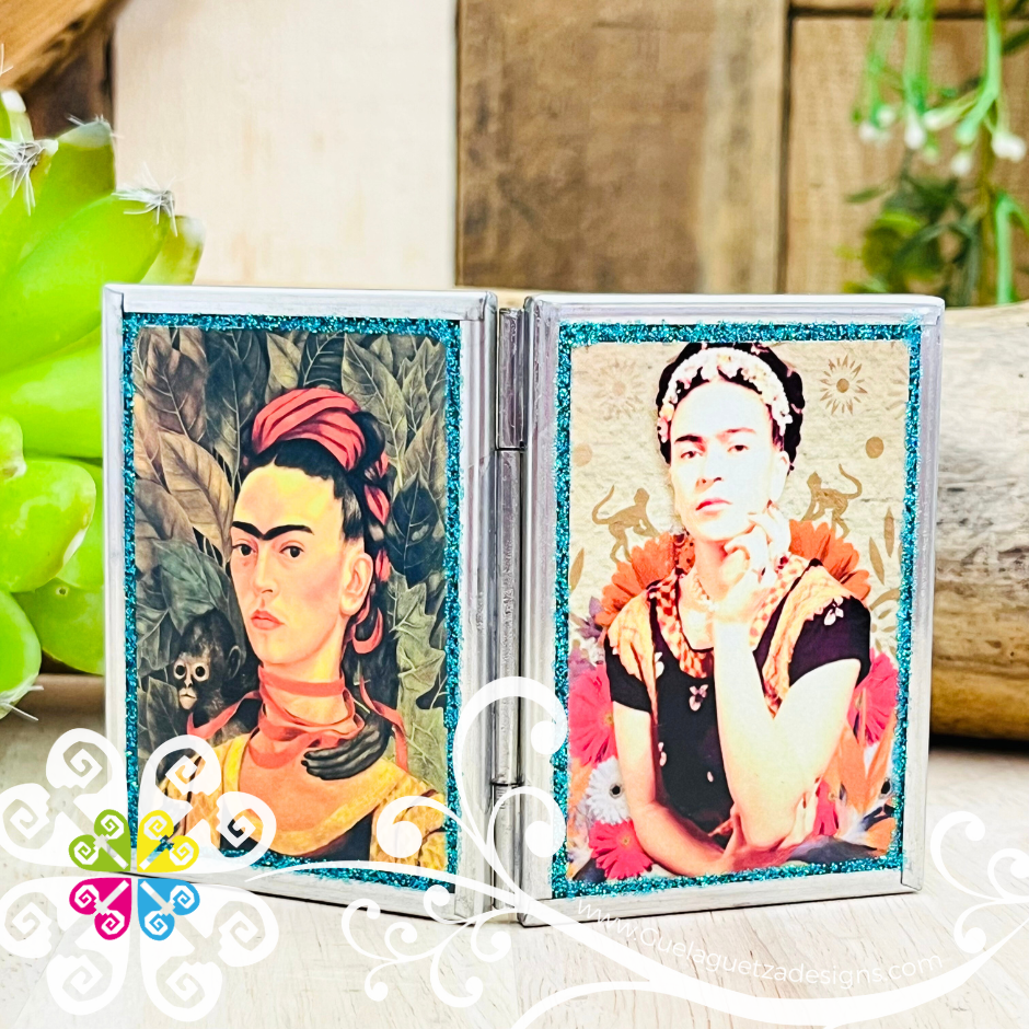 Frida Pocket Mirror - Hojalata San Miguel Collection
