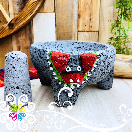 Medium Porki Molcajete - Molcajete Piedra